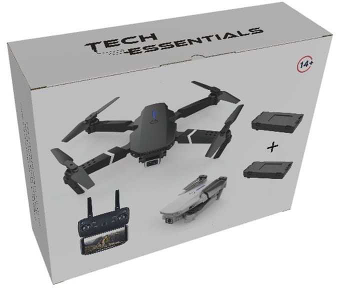 Tech Essentials Speelgoed Drone Zwart Met Camera