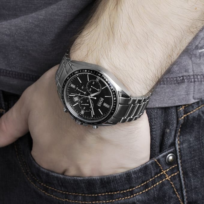Montre Homme Hugo Boss 1513080 44 argenté