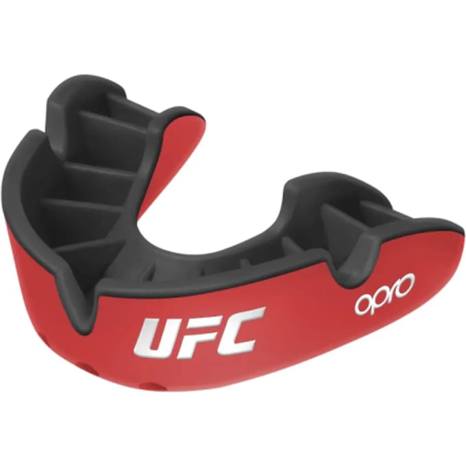 UFC Gebitsbeschermer Silver Rood Zwart Senior