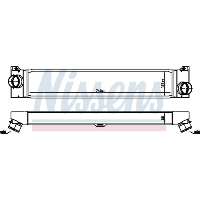 Intercooler NISSENS 96623