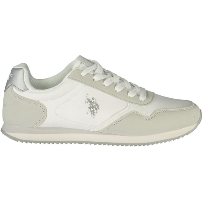 U.S. POLO ASSN. Witte Polyurethaan Dames Sneaker