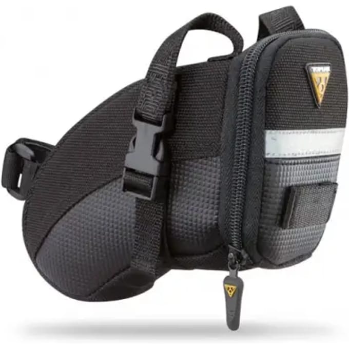 Topeak Aero Wedge Packs Small Zadeltas - Strap - 0.65 liter - Zwart
