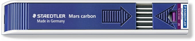 STAEDTLER - Mars® carbon 200 Potloodstift - 2 mm - Hardheid 2B