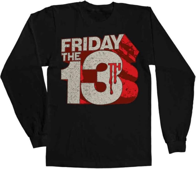 Friday The 13th Longsleeve shirt -L- Block Logo Zwart