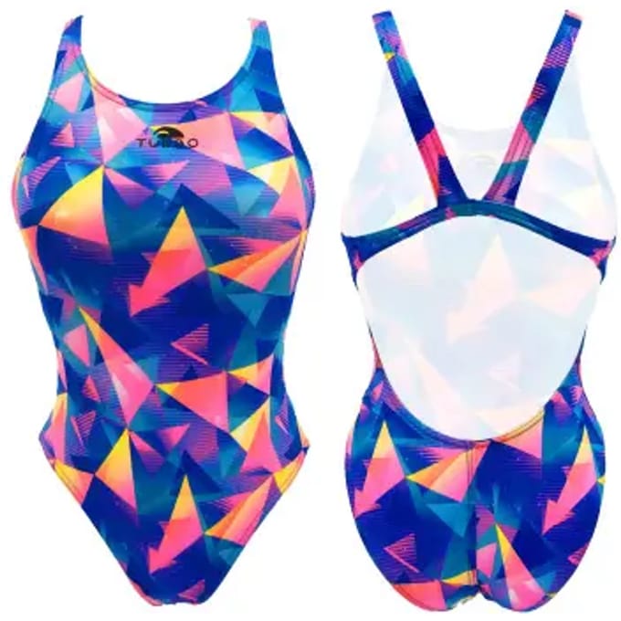 Turbo Geo Galaxy Zwemkleding Roze M Vrouw