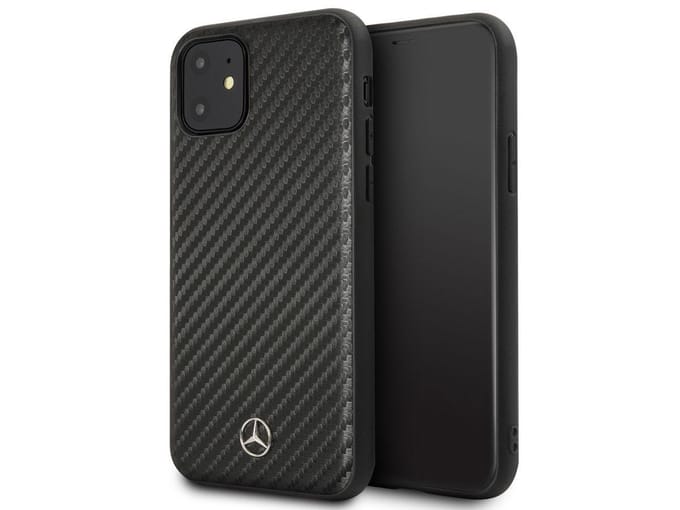 iPhone XR hoesje - Mercedes-Benz - Zwart - Dynamic Carbon