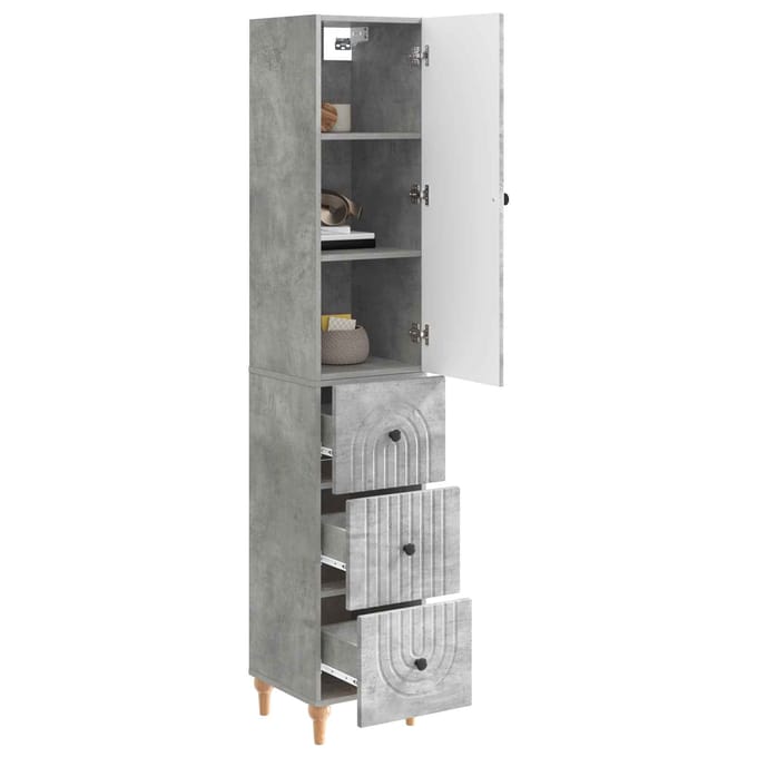 vidaXL - Kast - Set - 2 - st - Bewerkt - hout