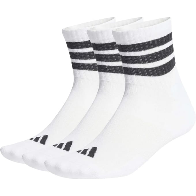 Halflange gewatteerde sokken adidas 3 stripes (x3)