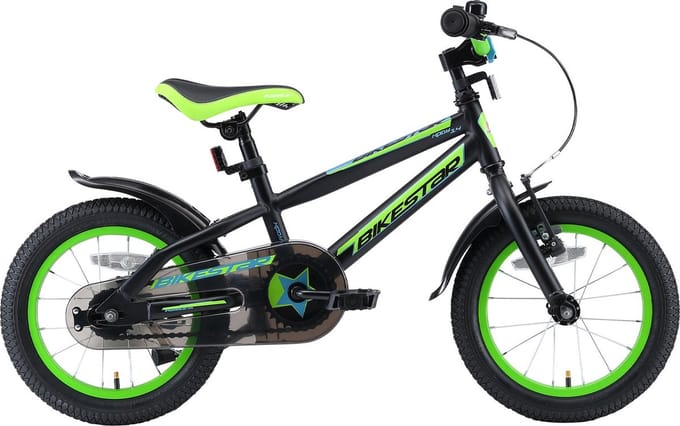 Bikestar 14 inch Urban Jungle, turquoise / paars