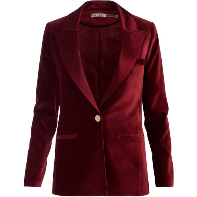 Alice + Olivia Jassen Bordeaux