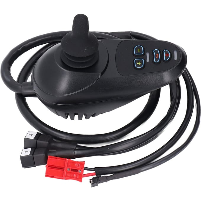 Elektrische Rolstoel Joystick Controller EABS Functie 45A Uitgang Elektromagnetisch Remwiel black