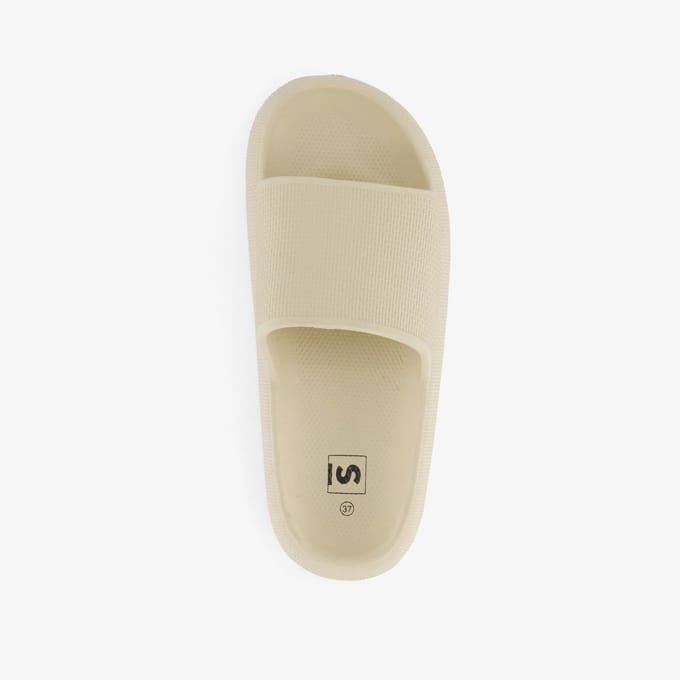 Dames badslippers beige - Maat 41