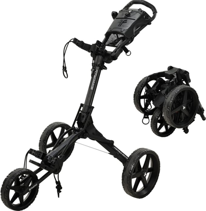 Fastfold Smart Golftrolley - Zwart - nieuw model 2026
