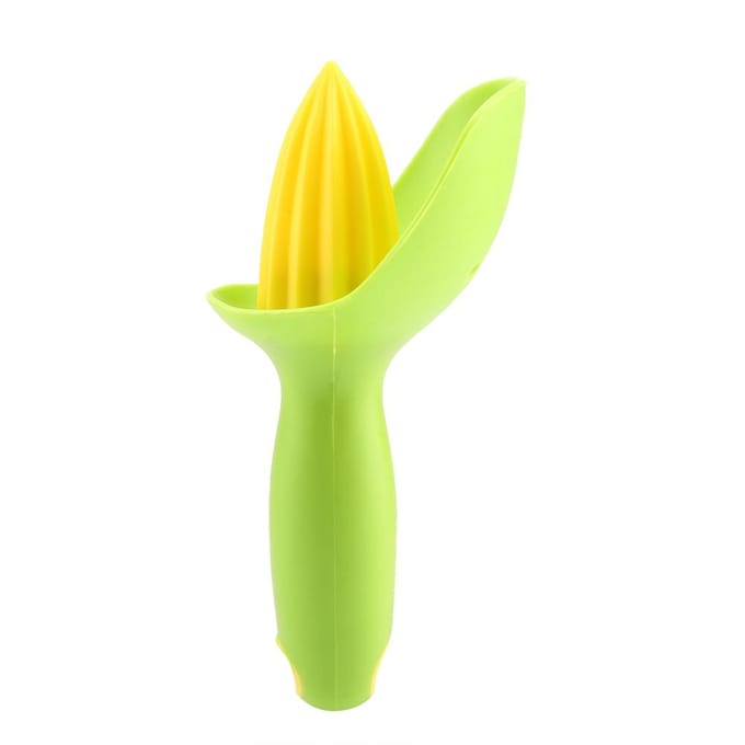 Ergonomische Handmatige Mini Citroenpers Juicer voor Limoen Sinaasappel (Groen) groen