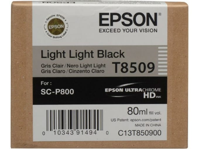 Epson T8509 inktcartridge licht licht zwart (origineel)