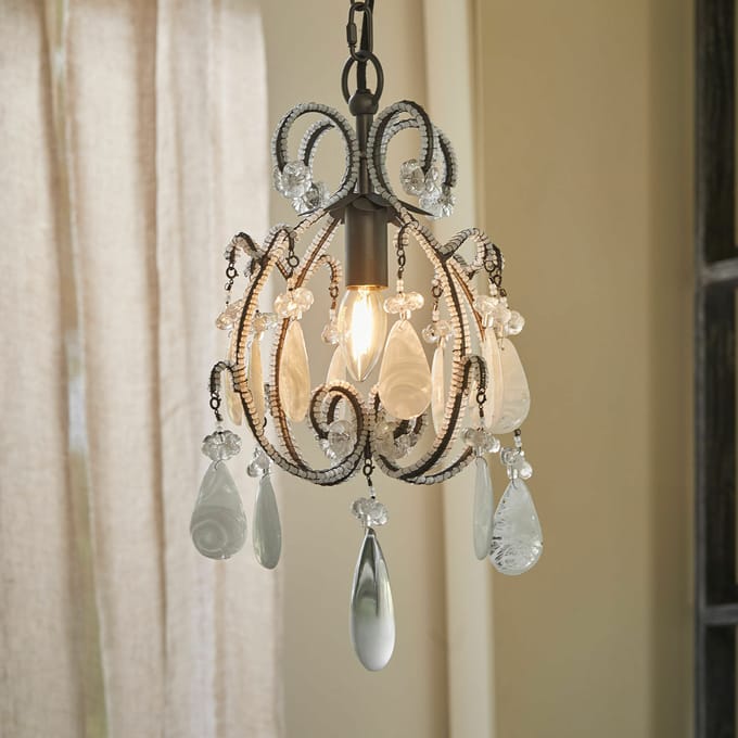 LOBERON Hanglamp Calistron grijs/wit