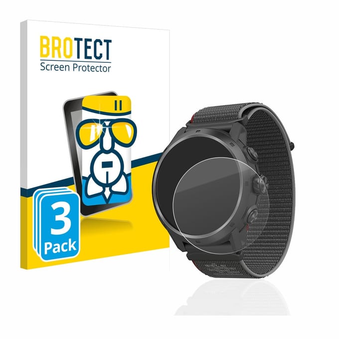 Screenprotector 3 Stuks voor Coros Apex 2 Pro Beschermglas transparant