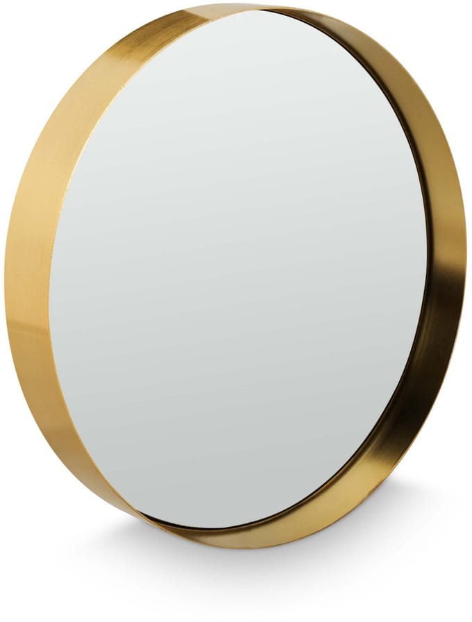 vtwonen - Basic - Spiegel - Goud - Metaal - 30x30x4cm