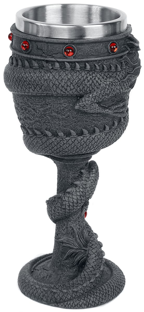 Nemesis Now - Gothic Kelk - Dragon Coil Goblet - voor Geen - zwart
