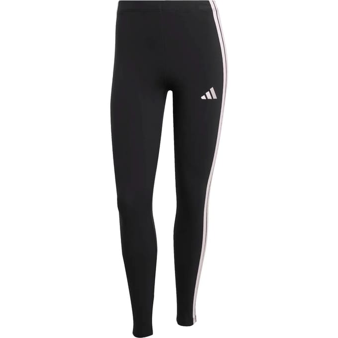 Adidas Essentials 3 Stripes Cotton Leggings Zwart L Vrouw