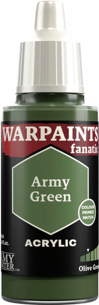 The Army Painter Warpaints Fanatic: Army Green (18ml) - Verf