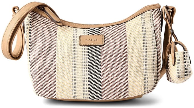 Gabor schoudertas Granada Denada Camera Bag Mixed Beige veelkleurig