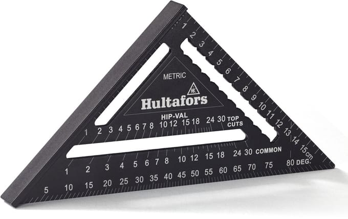 Hultafors metric rafter square - 18cm - HU257010
