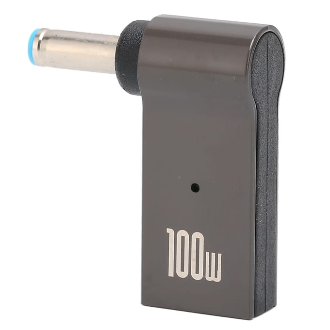 100W 5A PD-laadconverter type C vrouwelijk naar mannelijk 4,5x3,0mm aluminiumlegering behuizing PD-opladen