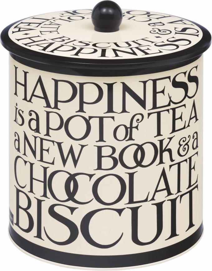 Emma Bridgewater - Vershouddoos - Bewaarblik - Rond - Black Toast