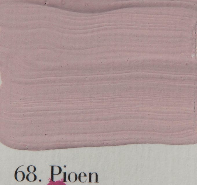 l' Authentique krijtverf, kleur 68 Pioen, 2.5 lit