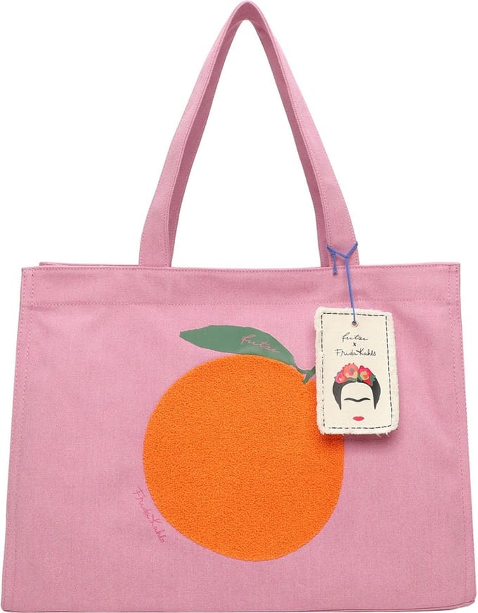 Fritzi aus Preußen Schoudertas Easy 01 Canvas Shopper Oranges Roze