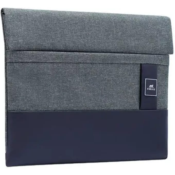 Rivacase 8803 33,8 cm (13.3") Opbergmap/sleeve Blauw, Grijs