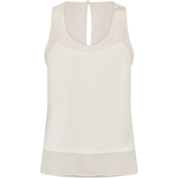 Ted Baker Vrouwen/dames Racerback Mouwloze Vest Top (Ivoor)