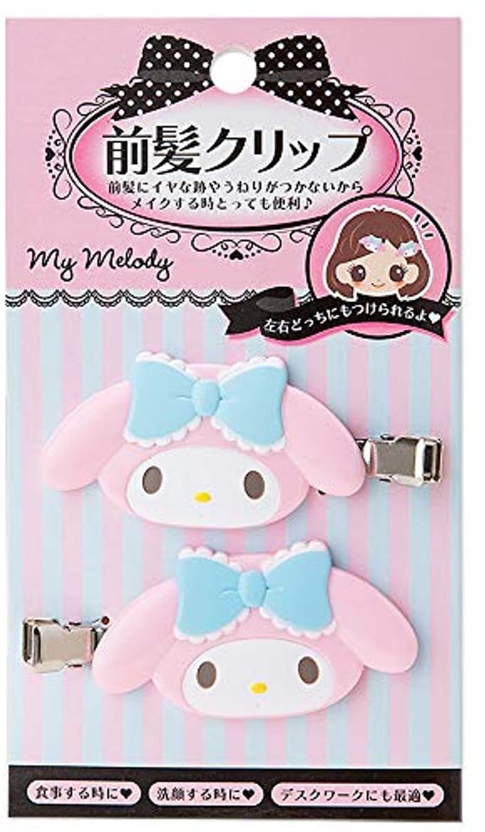 Sanrio N-1506-032417 My Melody Pony Clip, 6 x 1 x 3,5 cm, ABS-hars