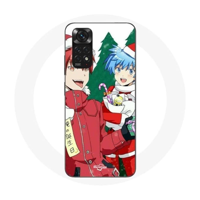 Coque pour Xiaomi Redmi Note 11S Karma et Nagisa Assassination Classroom Anime Christmas day