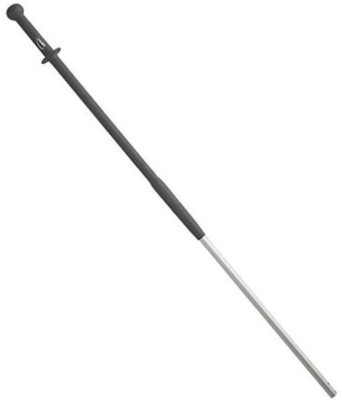 Ergonomische handgreep - Stok - Schoonmaken - Geïsoleerde grip - 1375 mm - Grijs