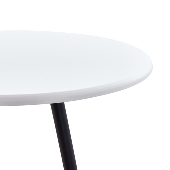 vidaXL - Bartafel - 60x107,5 - cm - MDF - wit