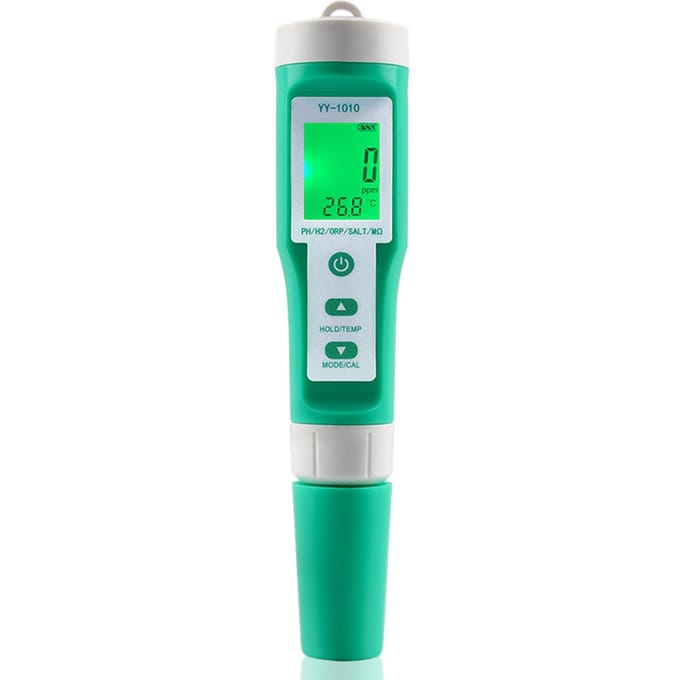 10 in 1 PHECTDSORPH2FertileSalinityS.GM Ohm Temp Waterkwaliteitsmeter Digitaal Multifunctioneel veelkleurig