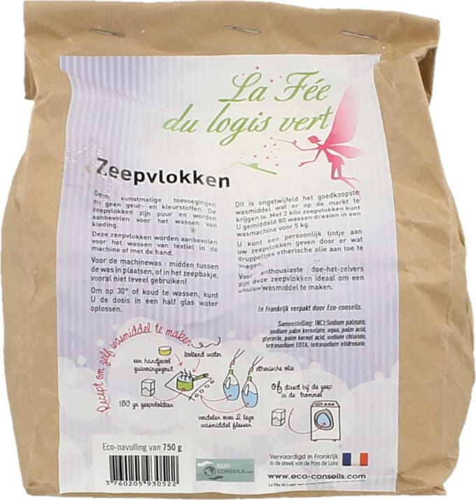 Eco Conseils Zeepvlokken Zak 750 gr
