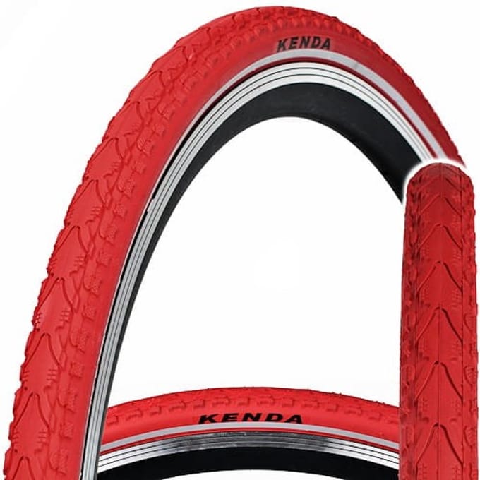 Kenda K935 KHAN - Fietsband - 700 x 38 - Rood - Semi-slick