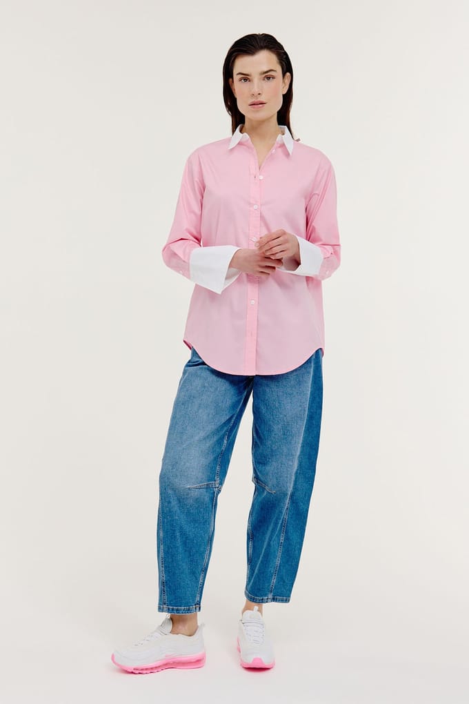 Josephine & Co Bax Blouse Light Pink Größe: 36 | Business hemden Outlet | Damen | Rosa