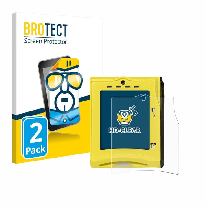 BROTECT - Screenprotector voor Nayax VPOS TOUCH - Folie Beschermfolie transparant 2 Stuks