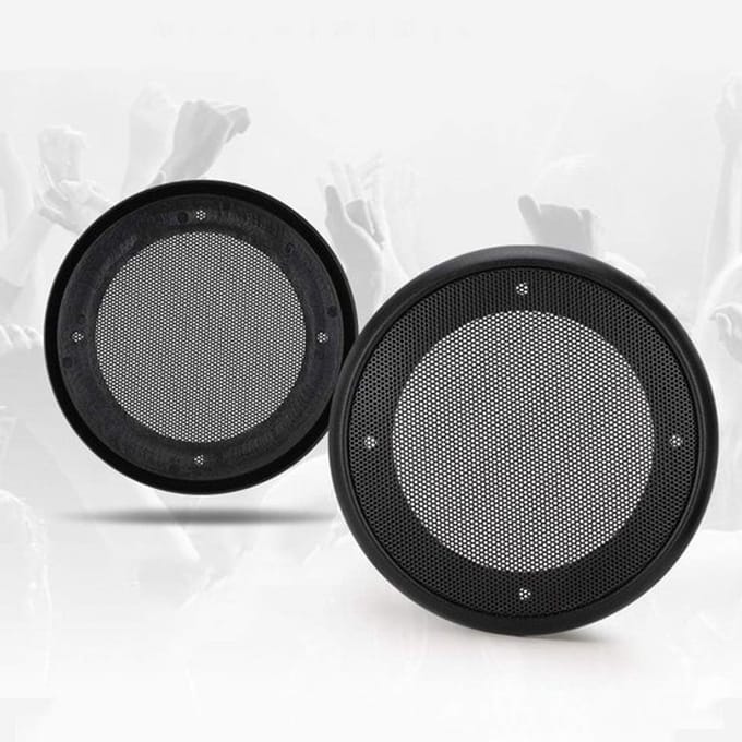10 cm Speakerhoezen voor 4 inch auto-luidsprekers - Metaal, ABS, Decoratieve mesh-bescherming, set van 2