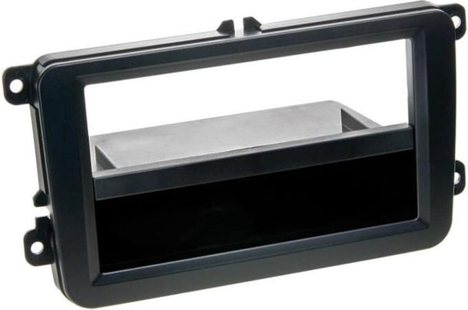 2-DIN paneel with pocket PRO Seat/Skoda/VW zwart