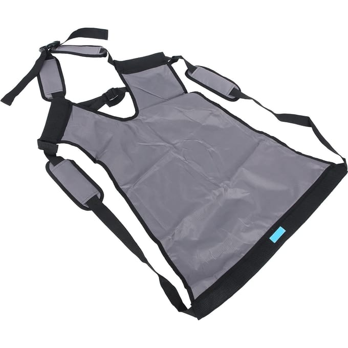 Patiëntenlift Sling Draagdoek Gehandicapten Ouderen Riem Omhoog Omlaag Trappen Verplaatsen Transfer Large gray