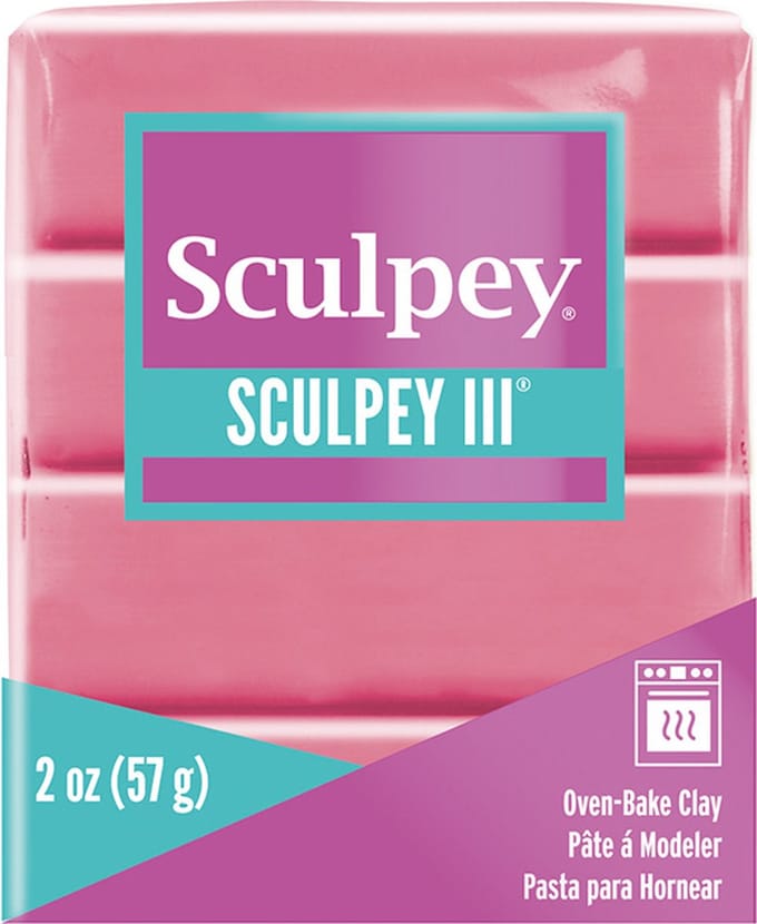 Klei III candy pink - 57 gr - Sculpey