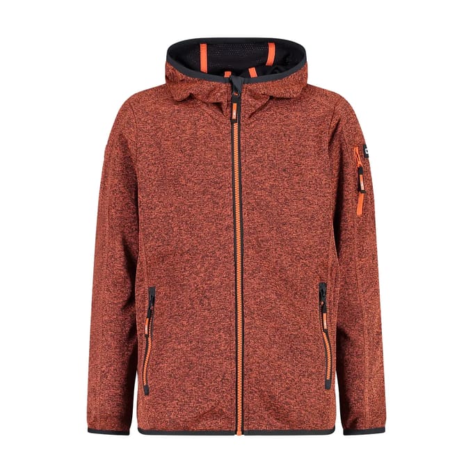 Gevoerde hoodie met rits voor kinderen CMP