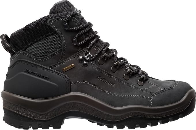 Grisport Bergen Mid Unisex Wandelschoenen - Black