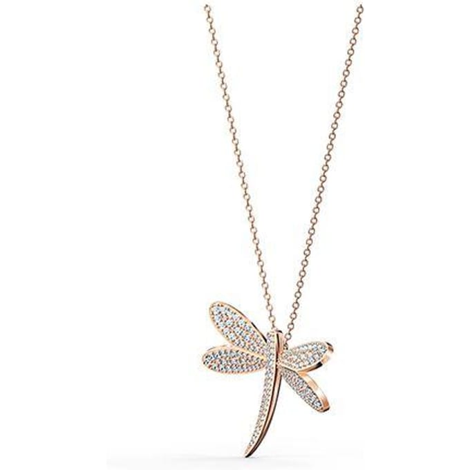 Swarovski Eeuwige Bloem Libelle Ketting Damesketting Wit 5524856 Box (Random Color),F,White white