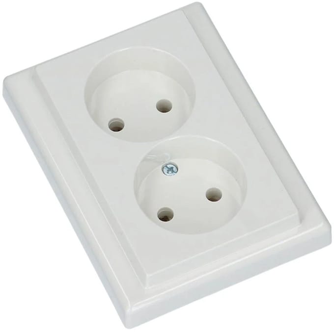 ABB Busch-Jaeger Alpha Wandcontactdoos (schakelmateriaal)